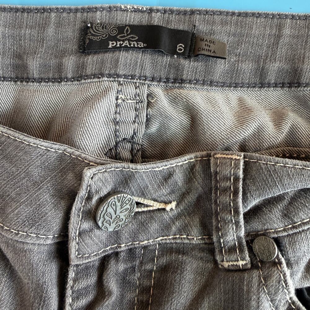 Prana Women's Grey Jeans Size 6 - Picture 7 of 7